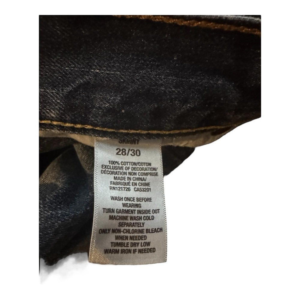 Aeropostale Men's Dark Blue Straight Jeans - Picture 7 of 7